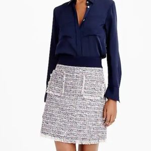 J Crew Tweed Skirt